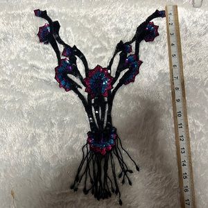 Vintage, sequin dress appliqué